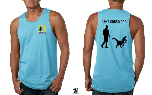 Double N Dino Dad - Mens Tank