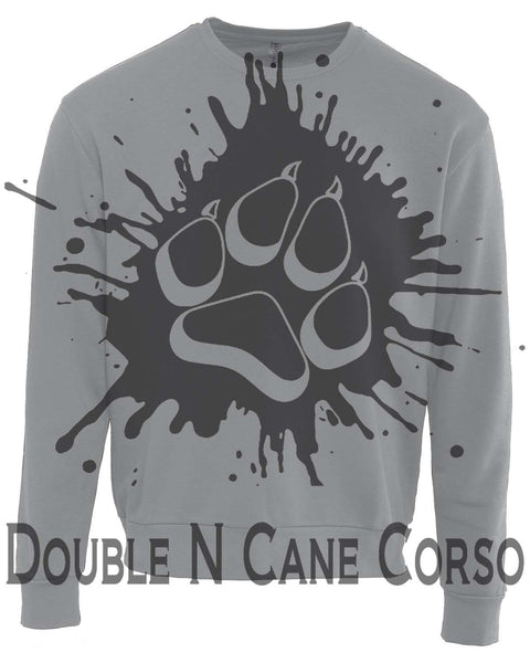 Double N Splatter Front - Unisex Crew Neck Sweatshirt