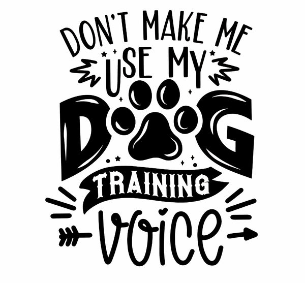 Dog Training Voice Unisex Cotton T-shirts