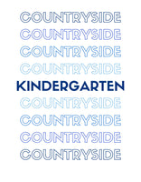 Countryside Elementary Kindergarten Spirit Wear Design.