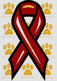 burgundy cancer ribbon