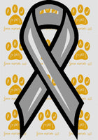 grey cancer ribbon