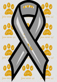 grey cancer ribbon