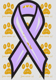 lavender cancer ribbon