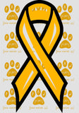 orange cancer ribbon