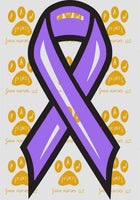 periwinkle cancer ribbon