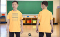 Countryside Elementary Kindergarten Spirit Wear Design on Gildan Yellow Haze t-shirts