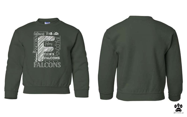 Falcons Long Crew Neck Sweatshirt