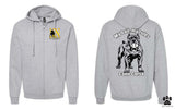 Double N Unisex Zip-Up Hoodie