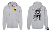 Double N Unisex Zip-Up Hoodie